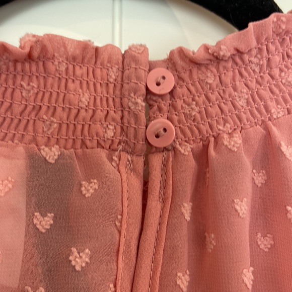 ♥️ HOST PICK ♥️ H&M smocked neck and sleeve sheer blouse 12 - Picture 5 of 8